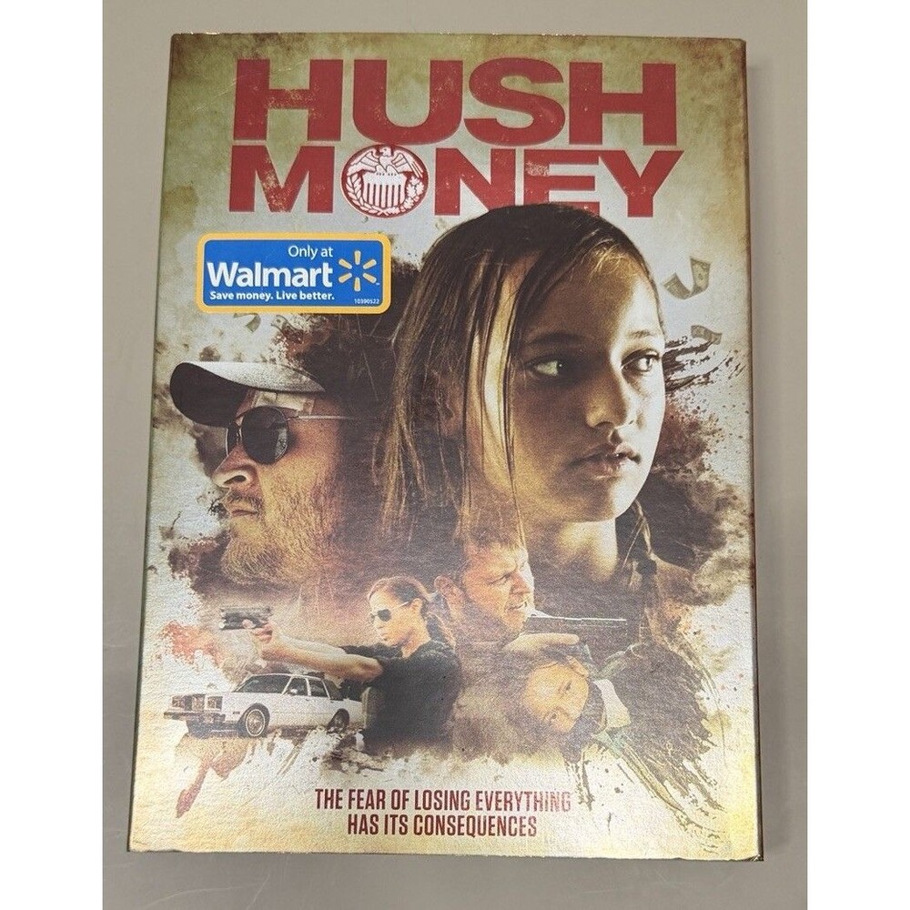 Hush Money DVD 2017 Crime Kidnapping Thriller Action Moive Walmart Exclusive WS
